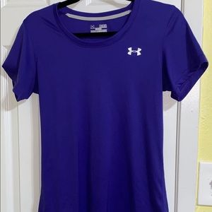 PURPLE UNDER ARMOUR SHIRT
